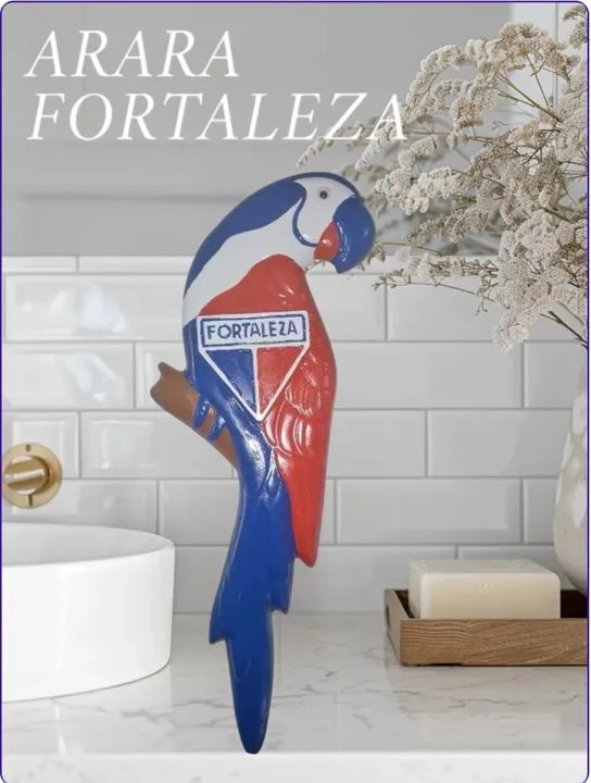 FORMA DE GESSO ARTESANATO ARARAS TIMES - Foto 4