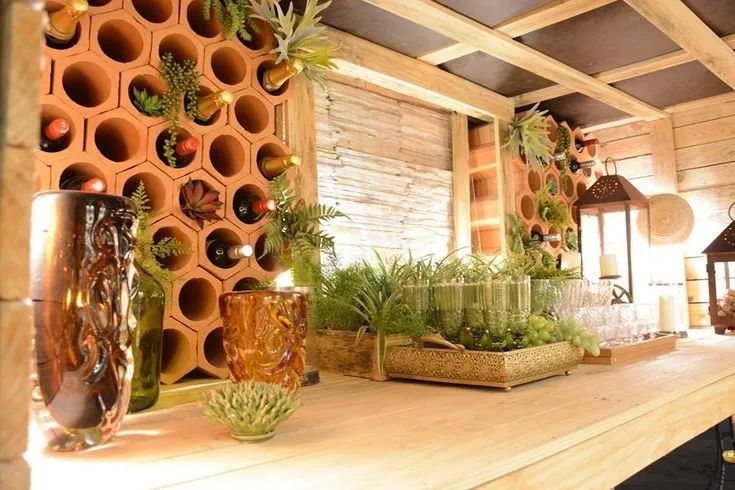 Garrafeira em Cerâmica Natural para Adega - Foto 3