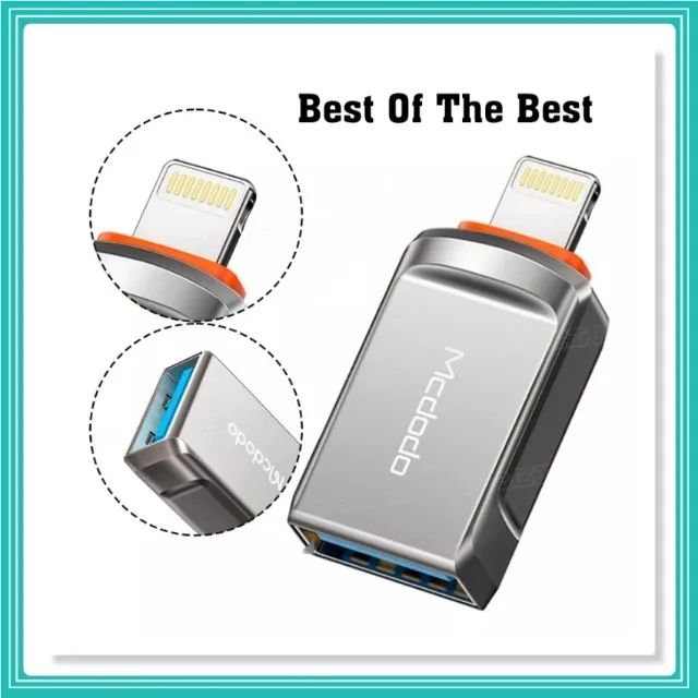 Adaptador Otg Usb 3.0 Compatível iPhone iPad - Mcdodo