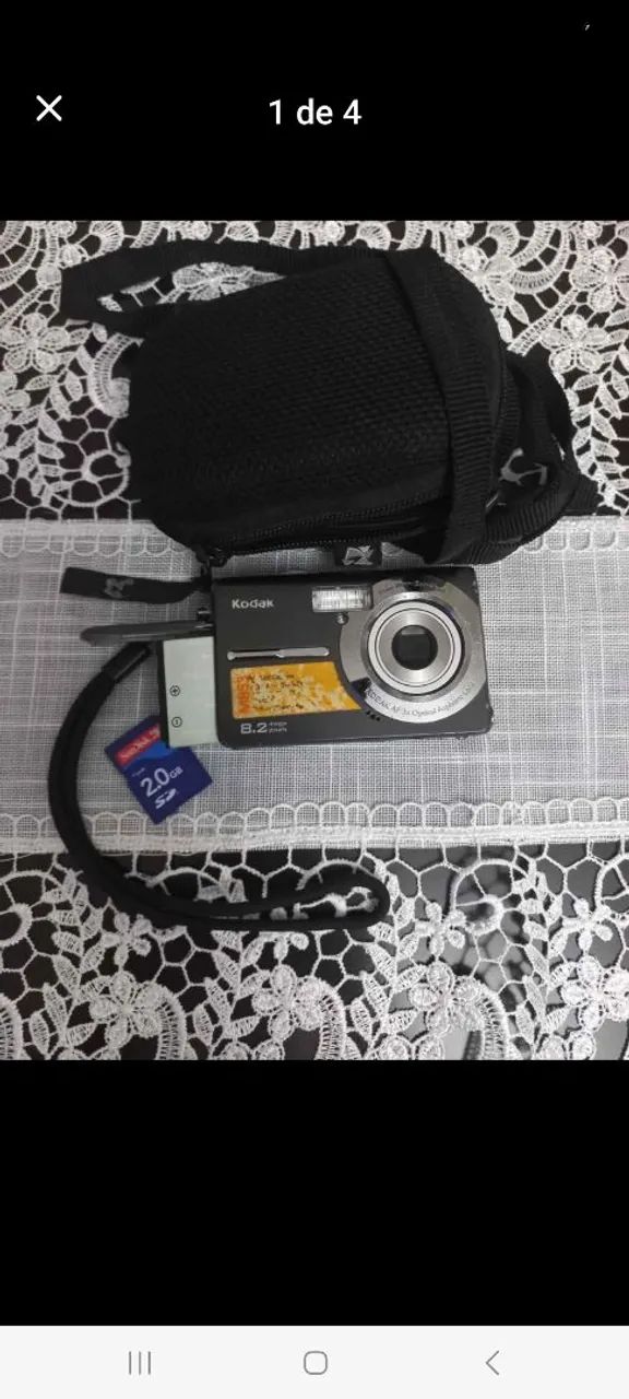 Camera digital kodak 8.2 funcionando 