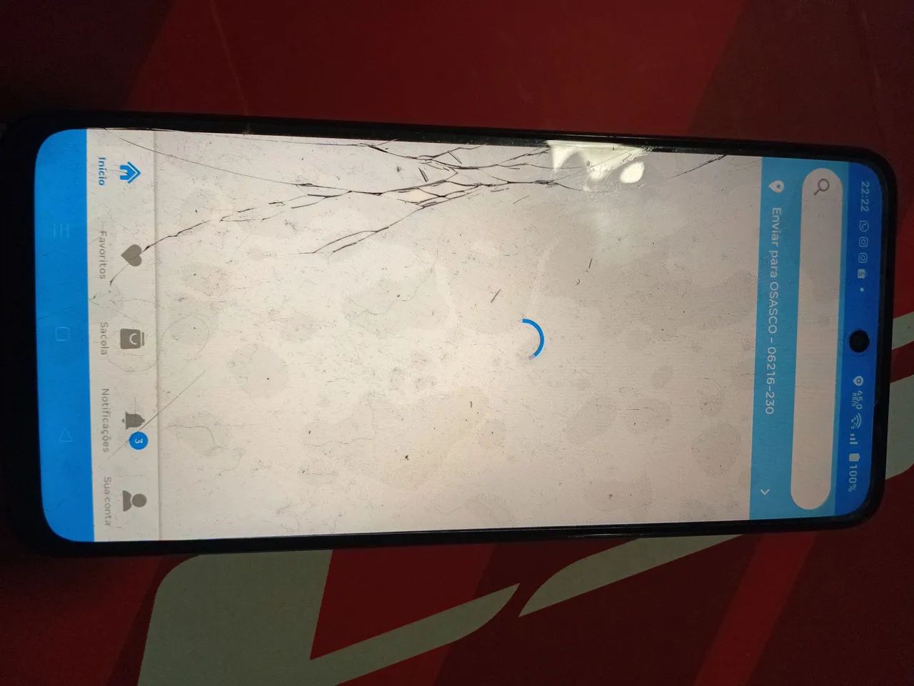 CELULAR REALME C75X. Tela trincada - Foto 3