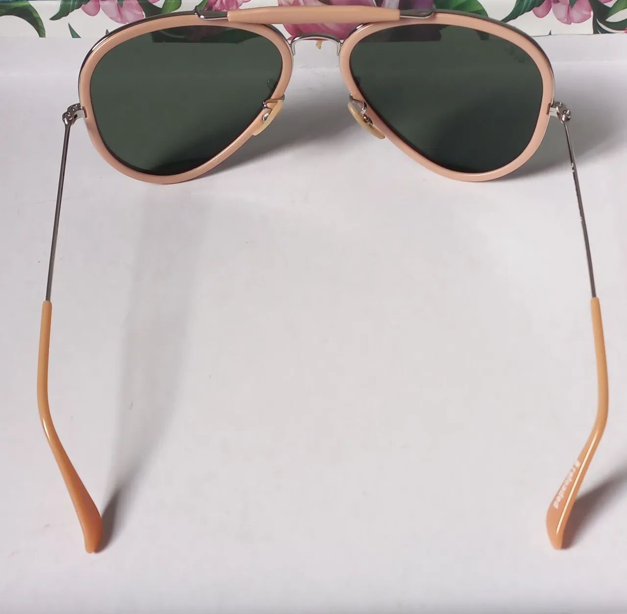Óculos de Sol Ray-Ban Aviator Rosa - Foto 3