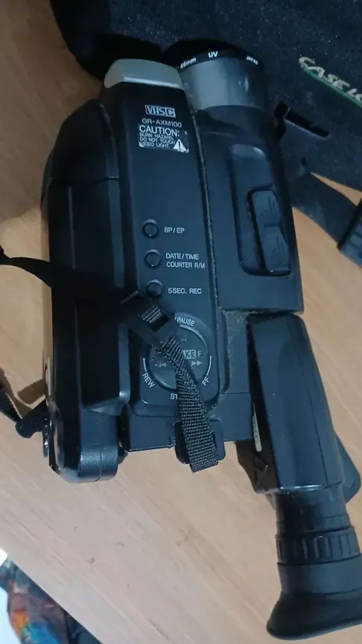 Filmadora JVC Compact VHS GR-AX730U (sem Teste) - Foto 3