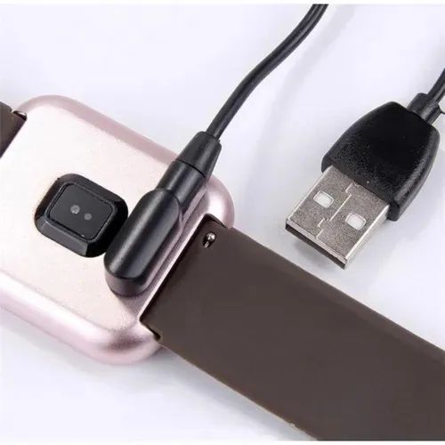Cabo Carregador Para Relogio Smartwatch Magnético 2 Pinos P70 / P80 - Foto 5