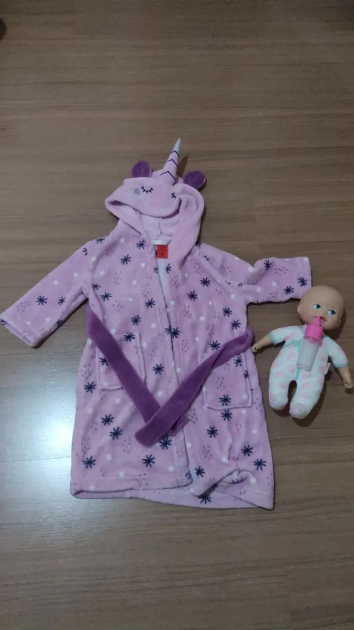 Roupão infantil 