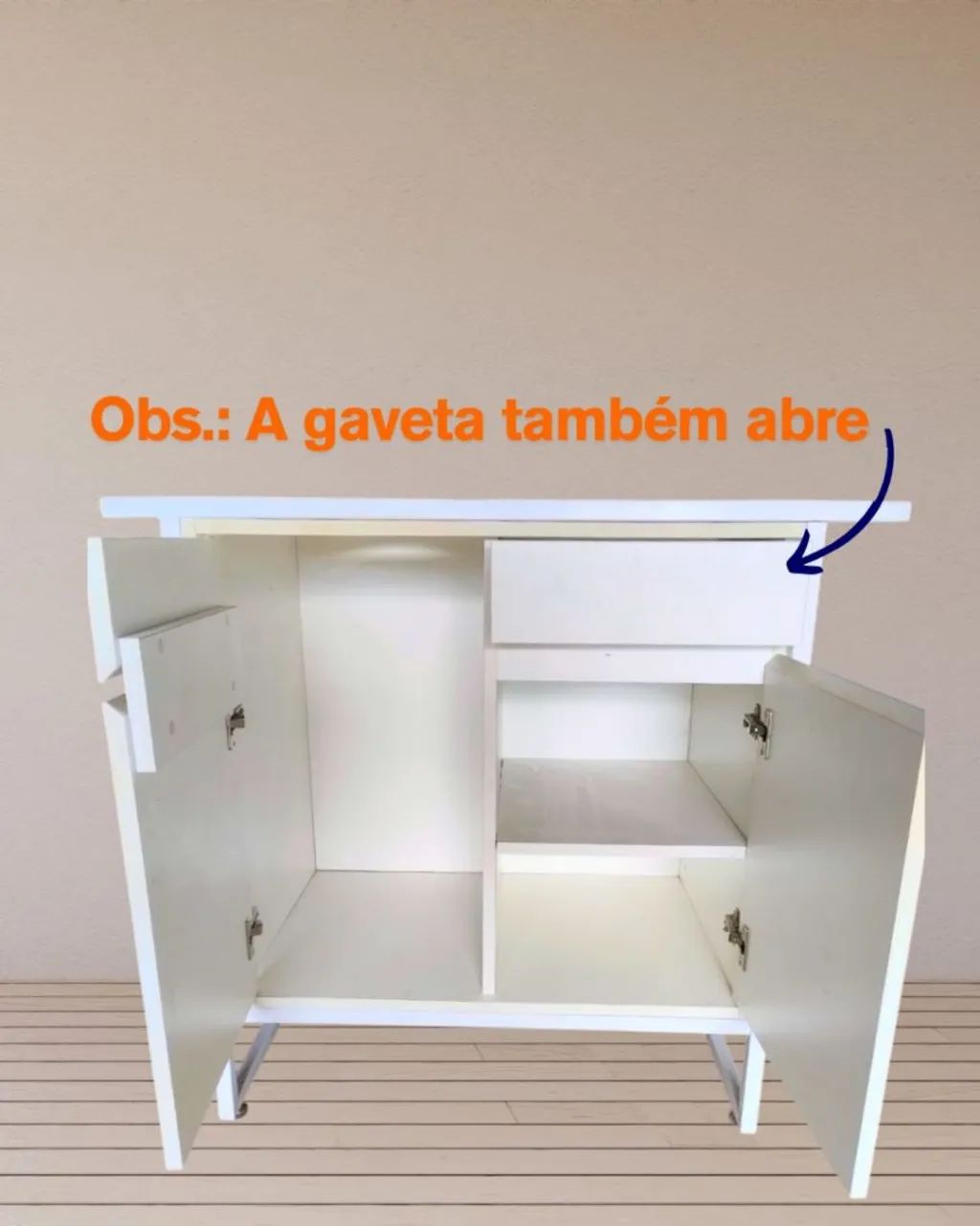 Móvel multiuso branco (checkout) - Foto 2