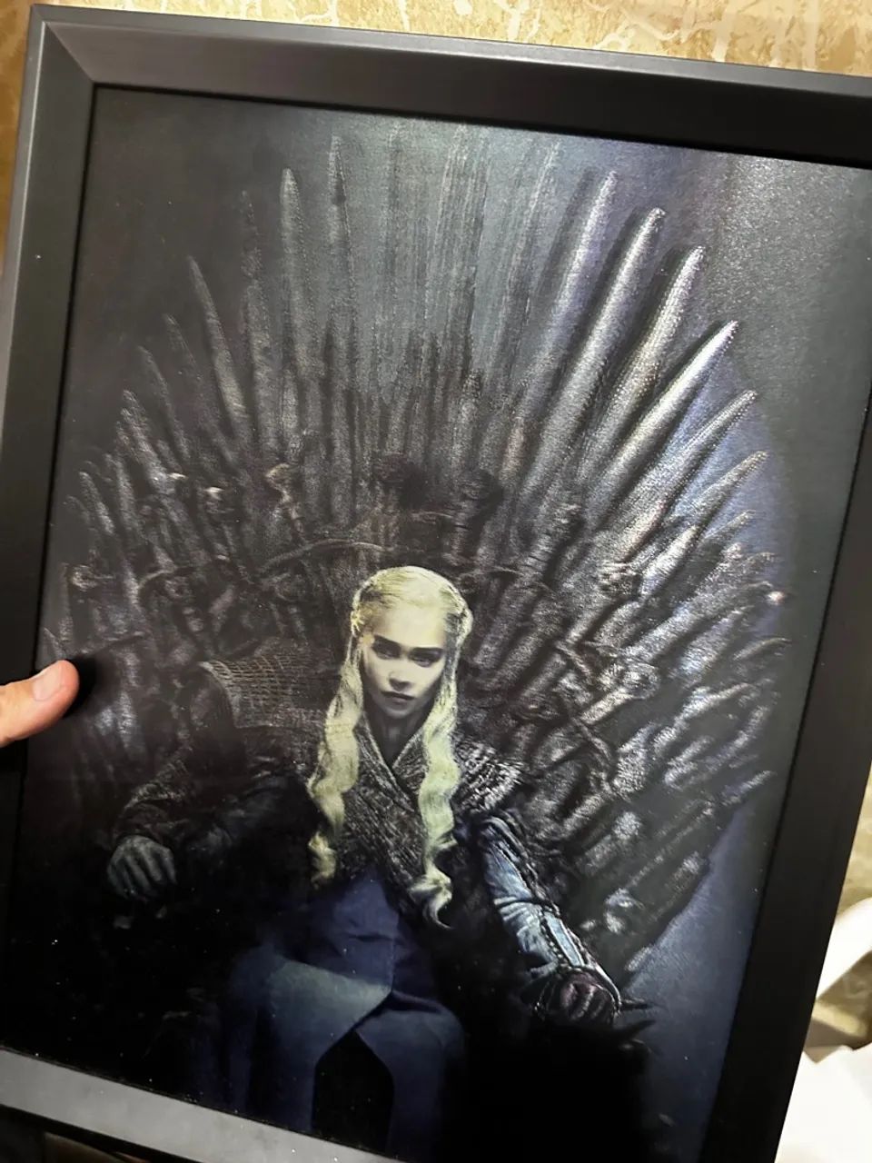 Quadro Game of Thrones 3d com 3 imagens - Foto 3