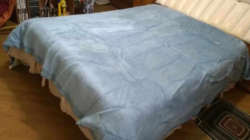 Cobertor Soft Azul Queen - Foto 2