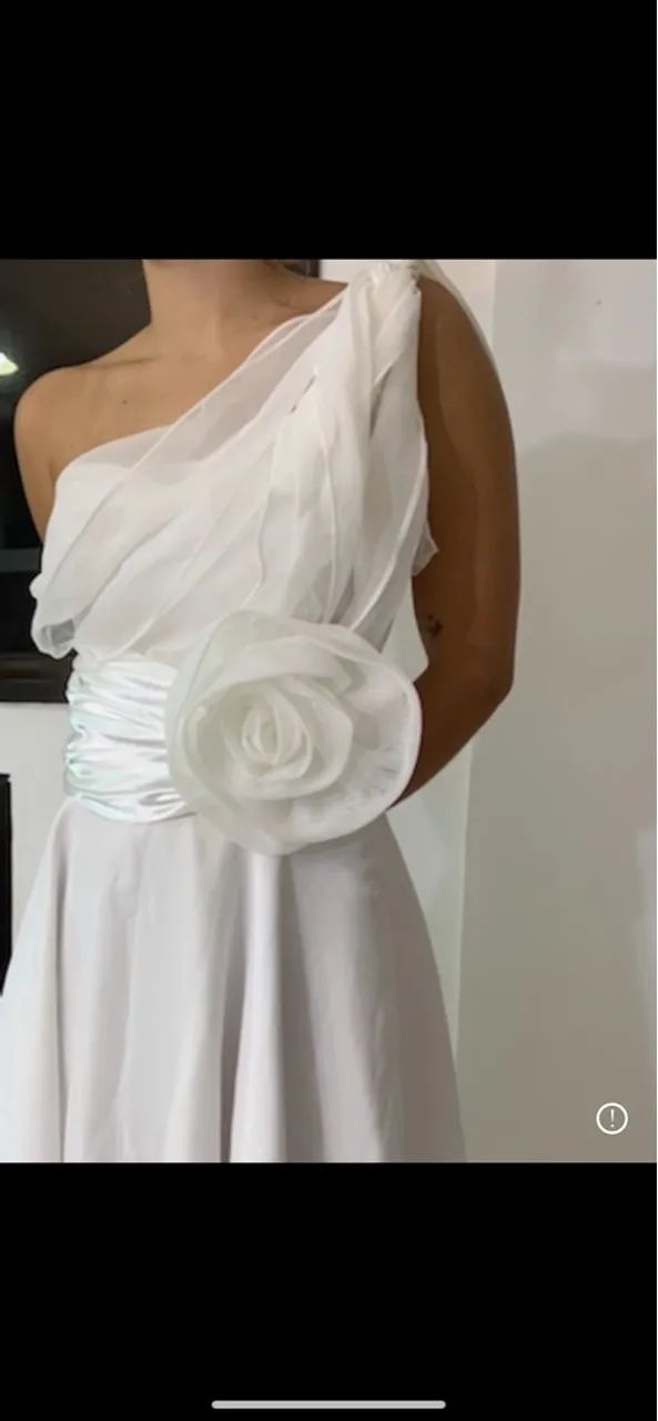 Vestido de noiva branco com 2 saias - Foto 5