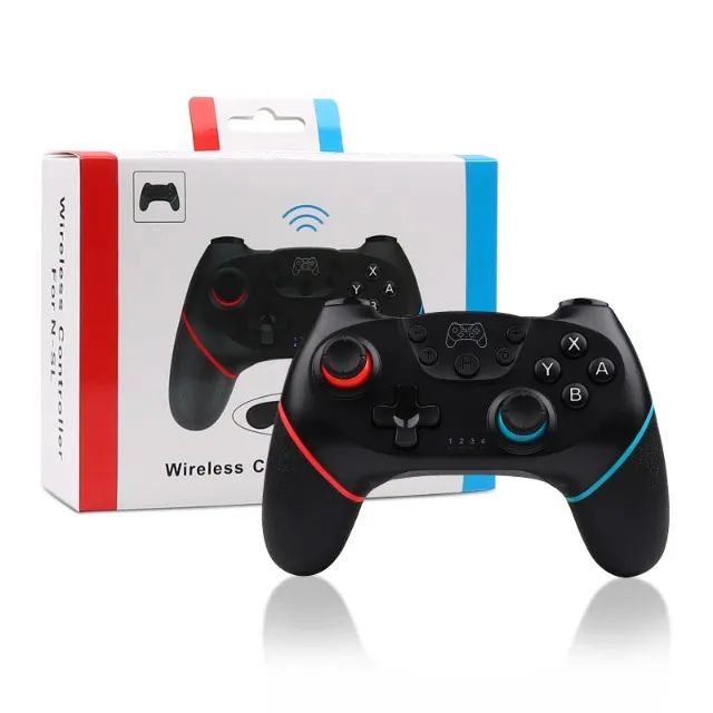 Controle Pro Preto Nintendo Switch / PC Sem Fio Bluetooth 5.0 SW001+ - Foto 2