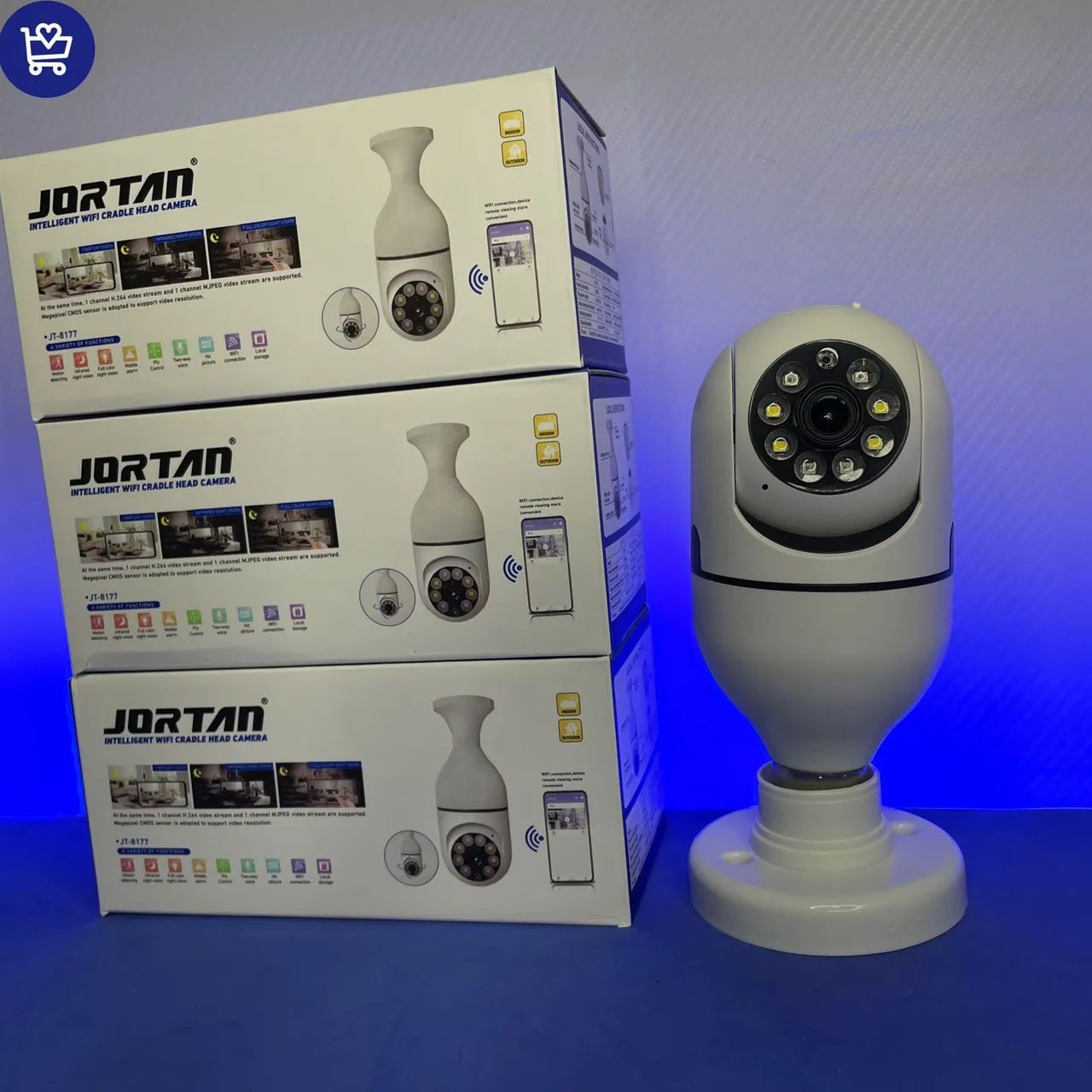 Câmera de Segurança JORTAN - Wifi e Inteligente