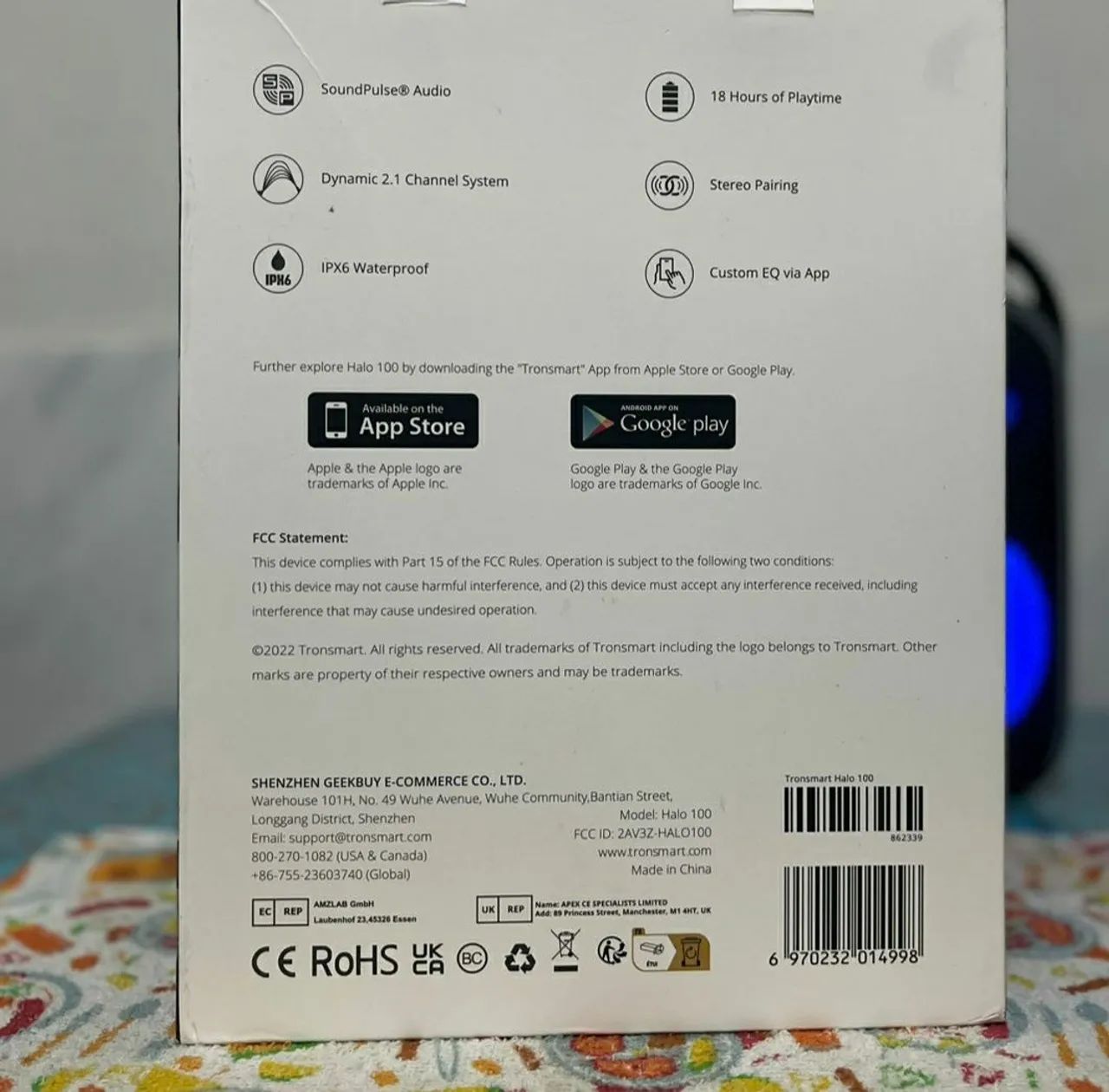Caixa de Som Bluetooth 18 horas de bateria - Foto 5