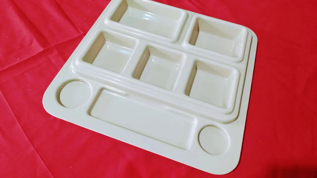 50 bandejas para refeições, ideal para servir - Foto 3