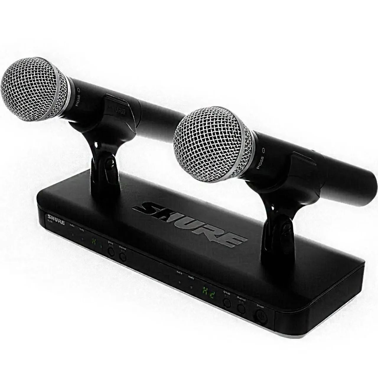 Microfone Sem Fio Duplo Shure BLX288br/pg58 M15 - Foto 2