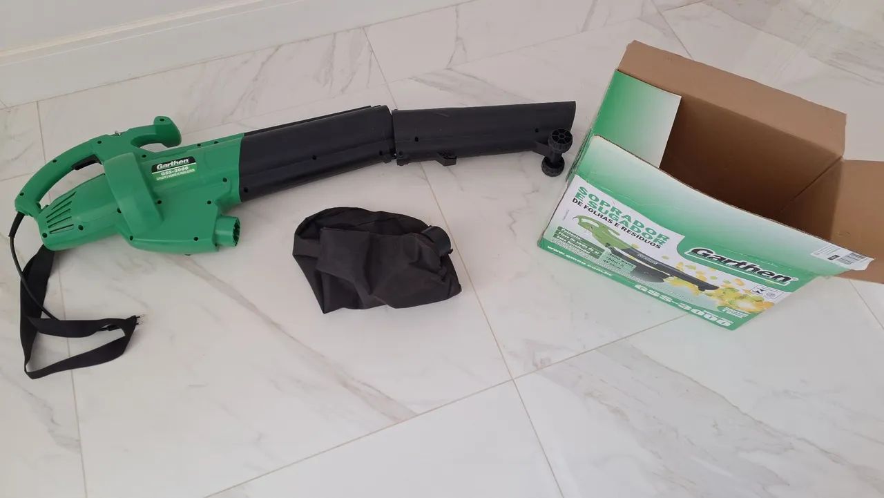 Soprador e sugador de folhas Garthen GSS-3000 - Foto 2