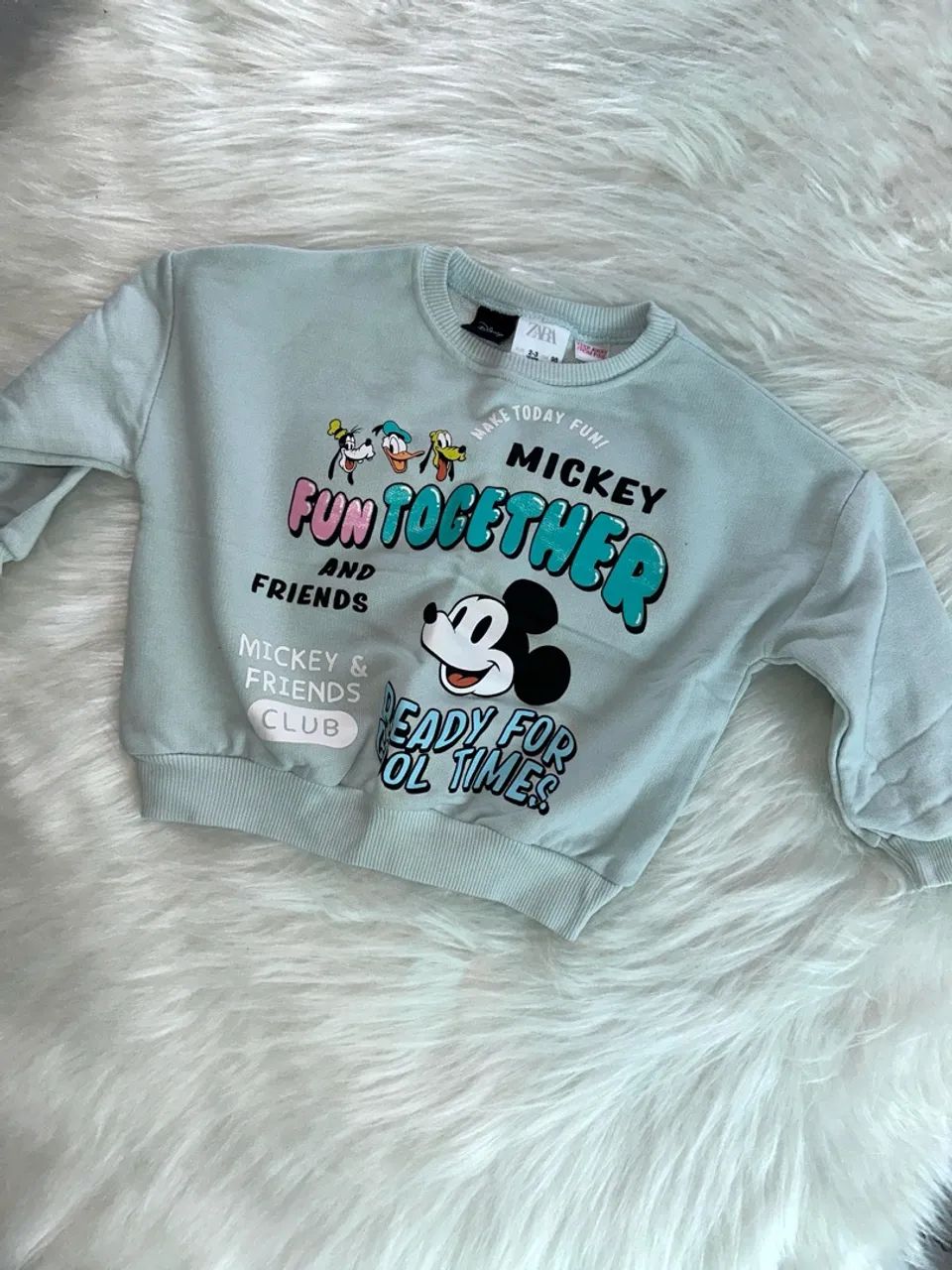 Blusão Mickey - Zara - Tamanho 3 anos - Foto 2