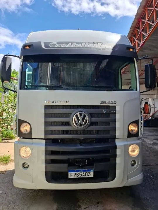 VOLKSWAGEN 25-420 VITRONIC AUTOMÁTICO TETO ALTO CONSTELLATION 6X2 DIESEL ANO E MODELO 2016 - Foto 3