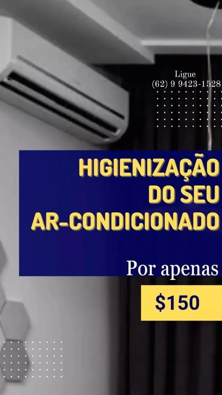 Higienização ar condicionado