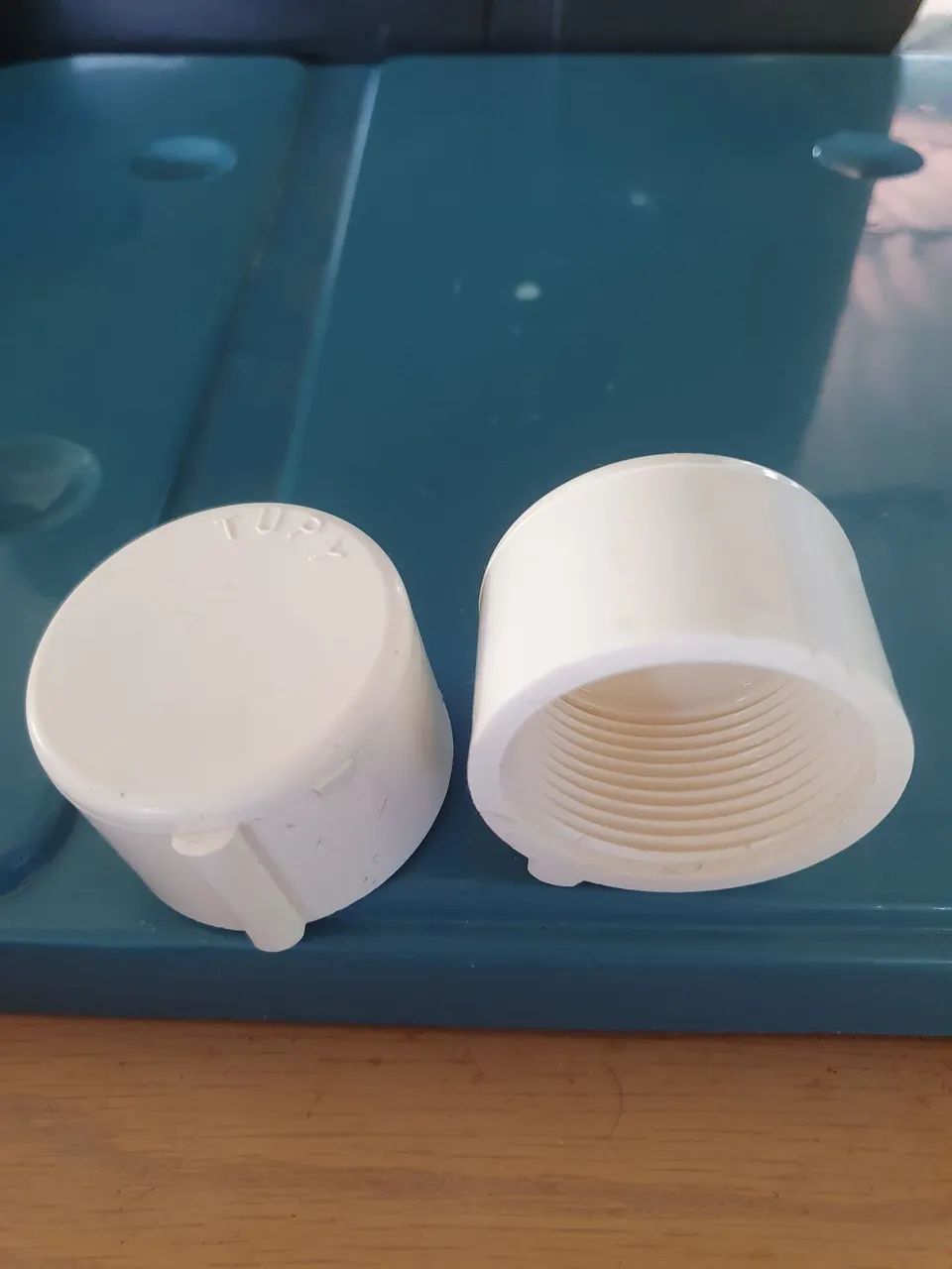 10 cap tampão rosca interna 1"ou 1.1/4 ou 1.1/2 - Foto 2