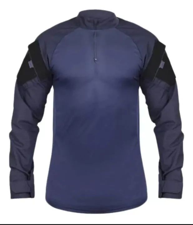 Camisa Tática Combat Shirt Profissional  Azul Noturno - Foto 2