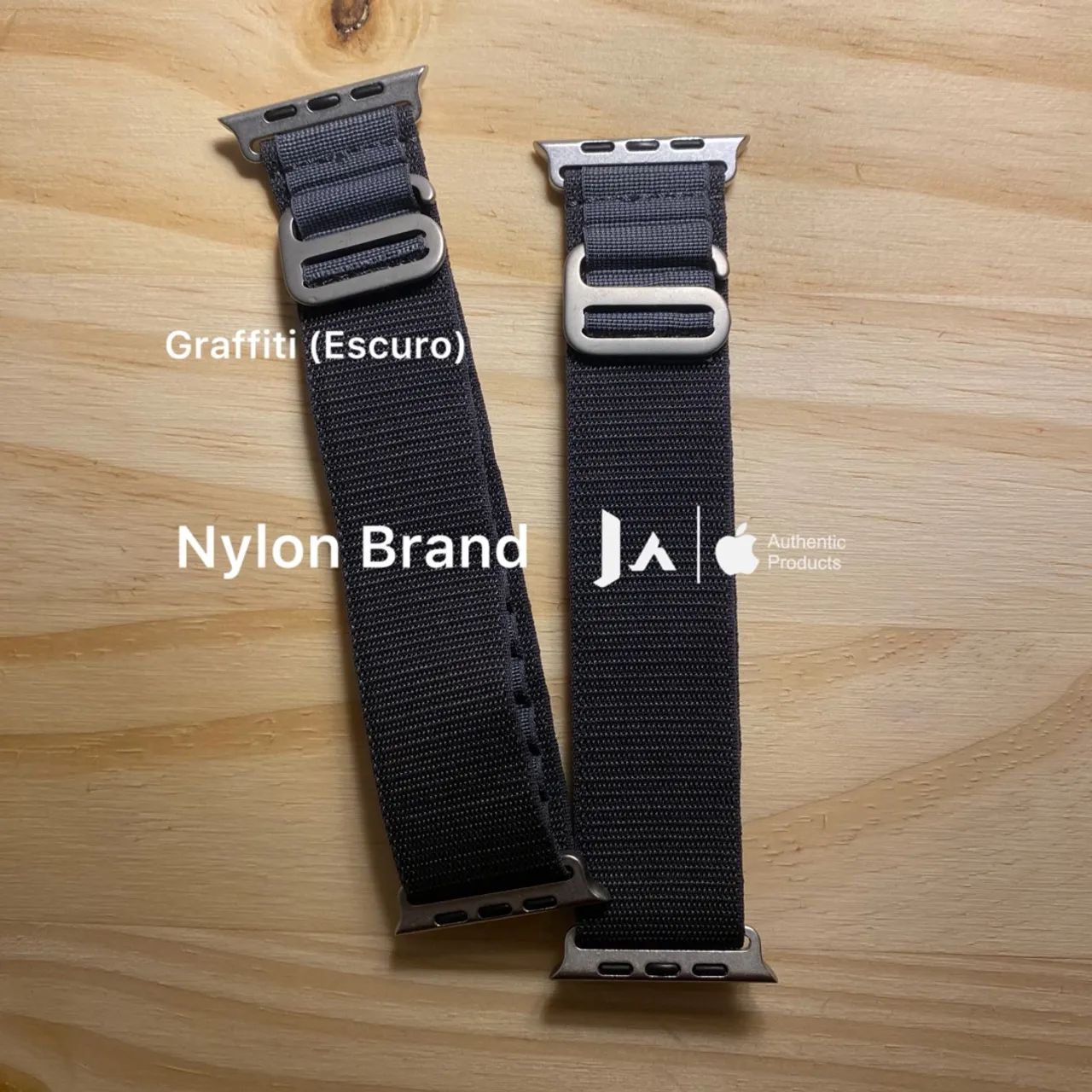 Pulseiras Nylon Apple Watch Verde e Azul Escuro - Foto 3