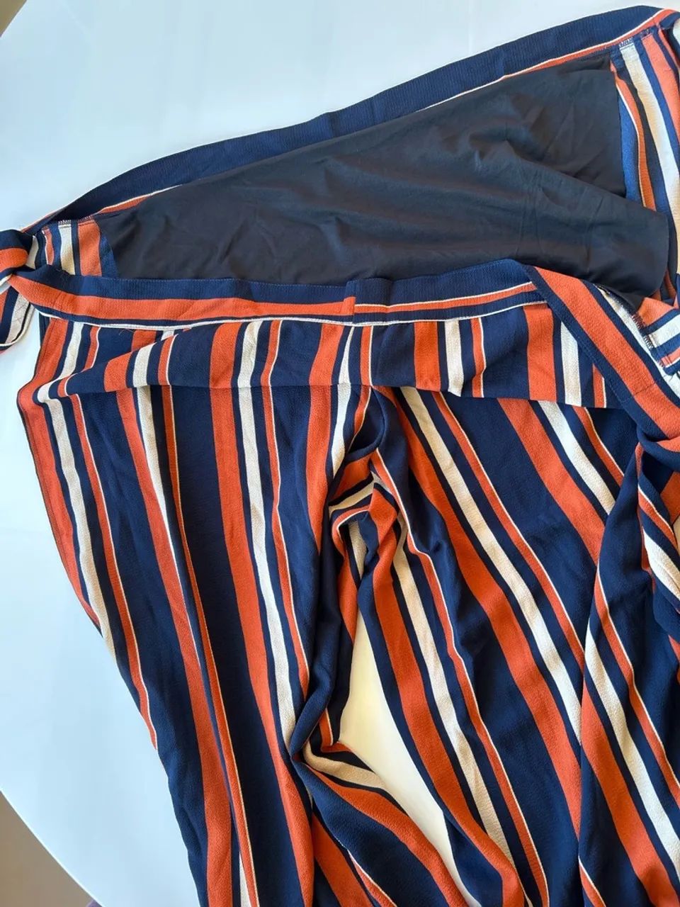 Calça listrada feminina envelope  - Foto 3