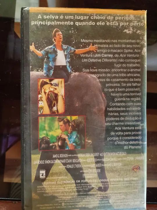Ace Ventura - Um Maluco na África - VHS - Foto 2