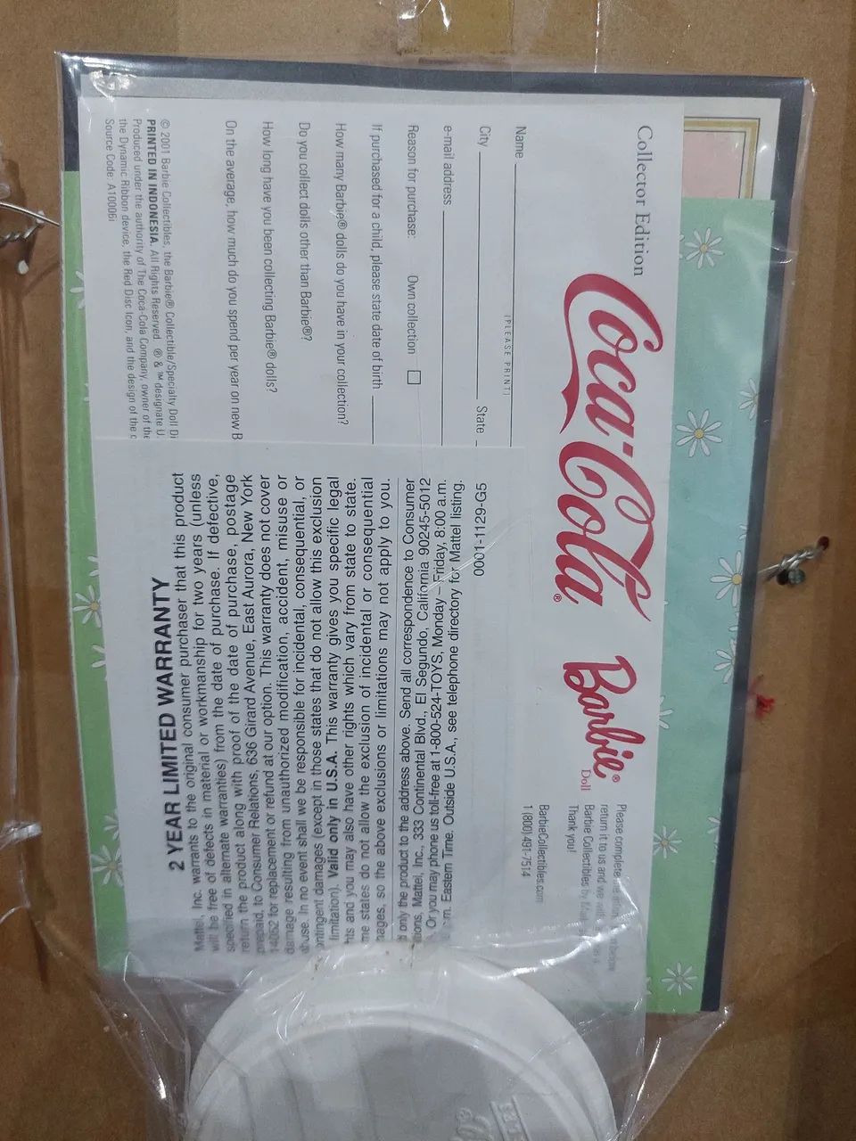 Boneca Barbie Coca-Cola Colecionável - Foto 4