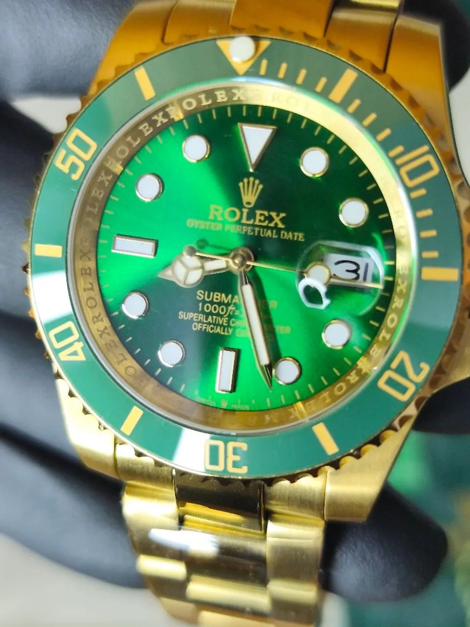 Relógio Rolex Submariner Dourado  - Foto 5