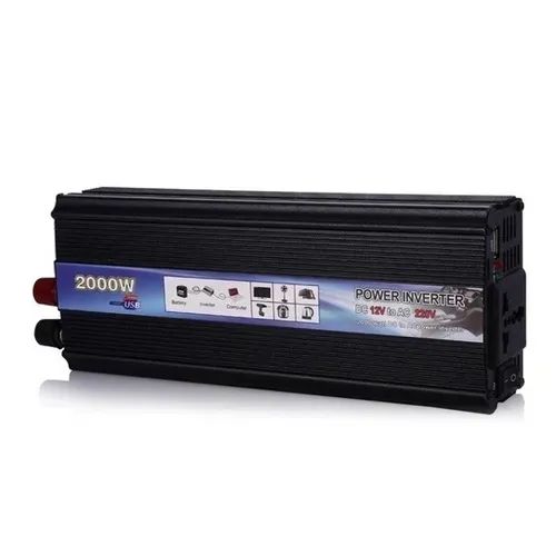 Inversor de Voltagem Tensão 2000w 12v Para 110v Conversor Pronta Entrega Centro Bh - Foto 2
