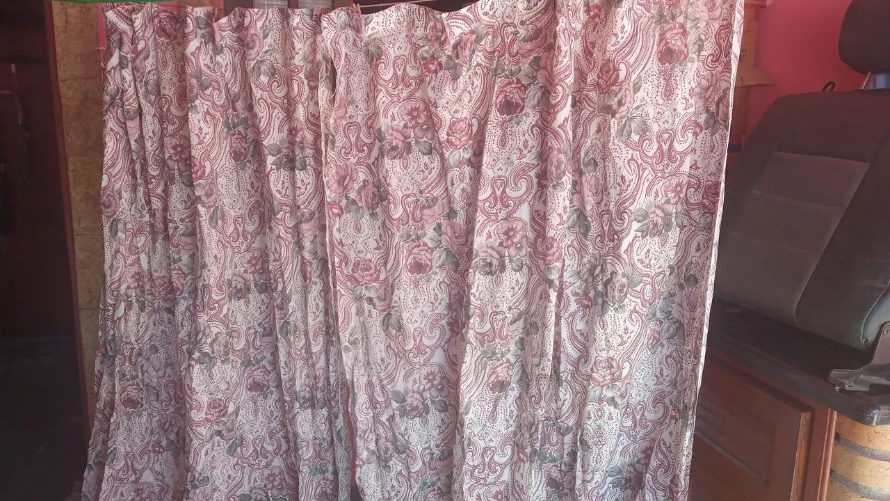 Cortina estampada