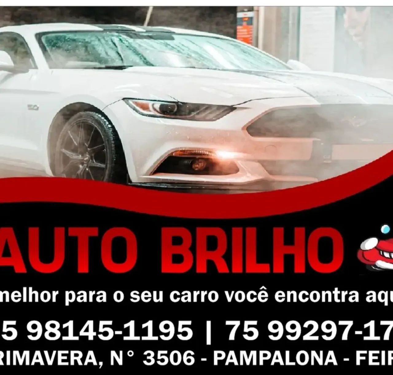 Lava-rápido carro com Paloma fazendo de tudo para deixar seu carro um brinco