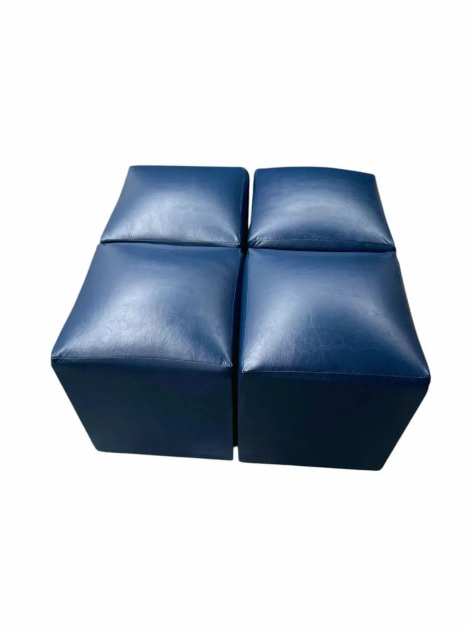 Conjunto de Puffs Modulares Azul - Foto 3