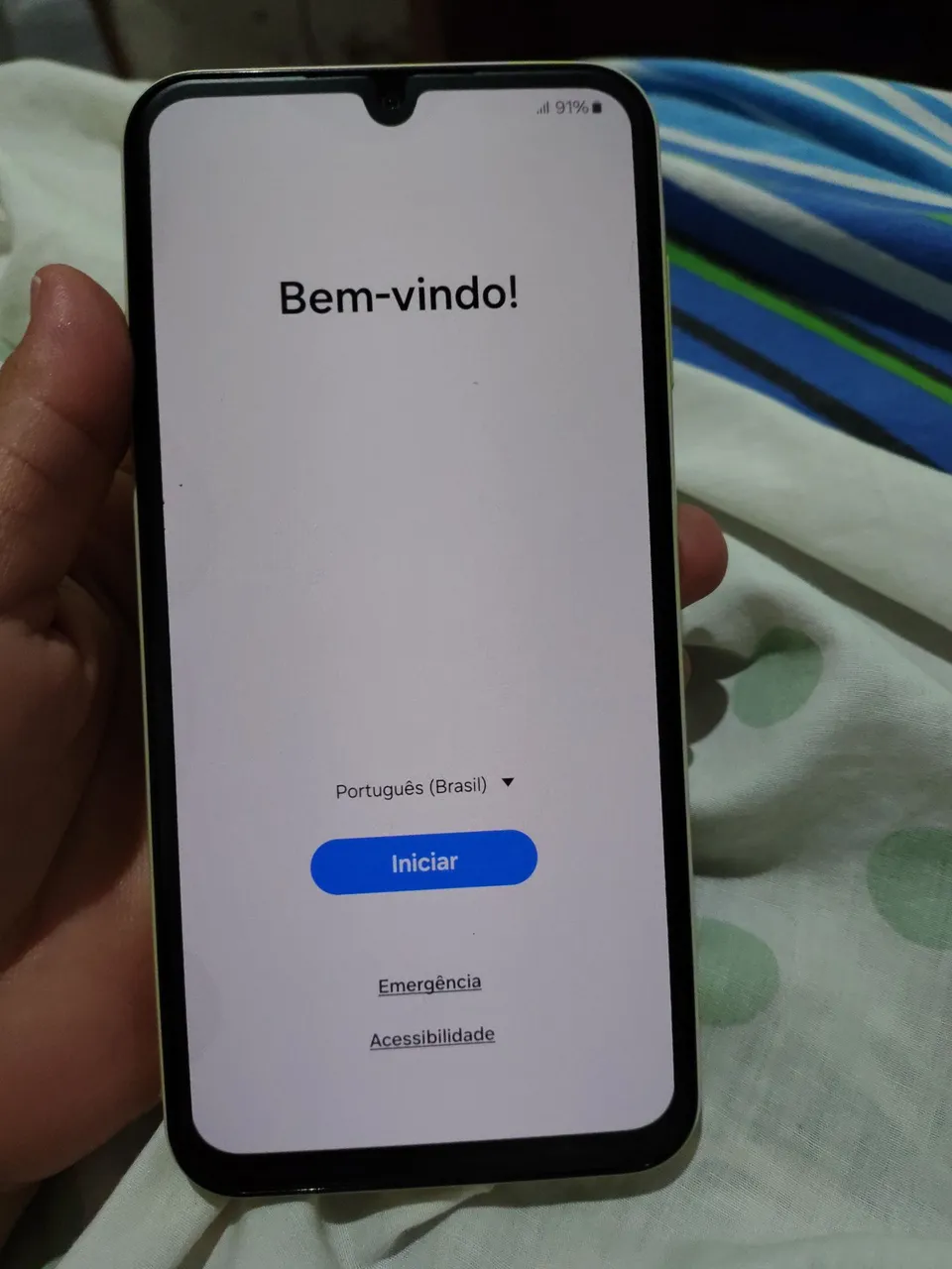 Smartphone Novo - Iniciar Configuração