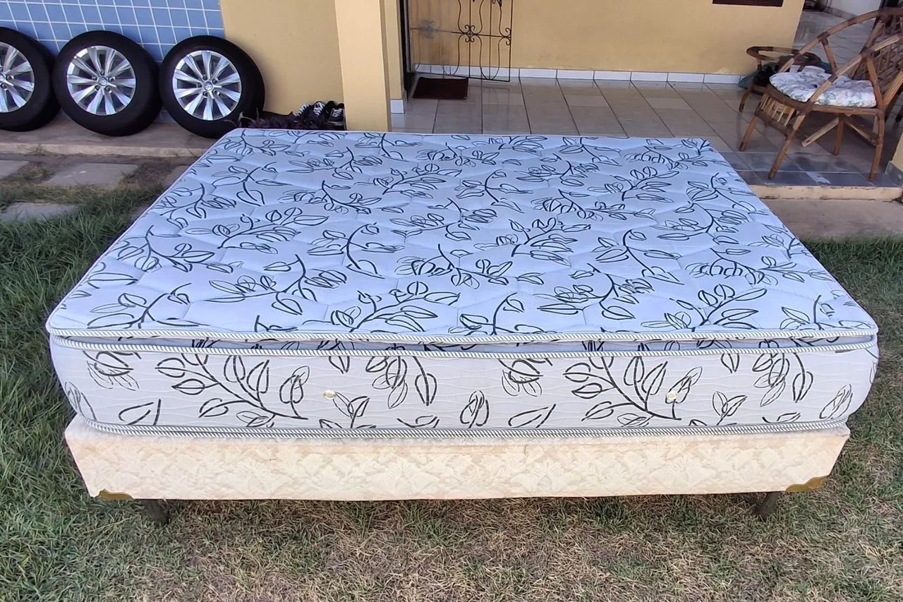 Cama box com colchão de molas ensacadas - Foto 3