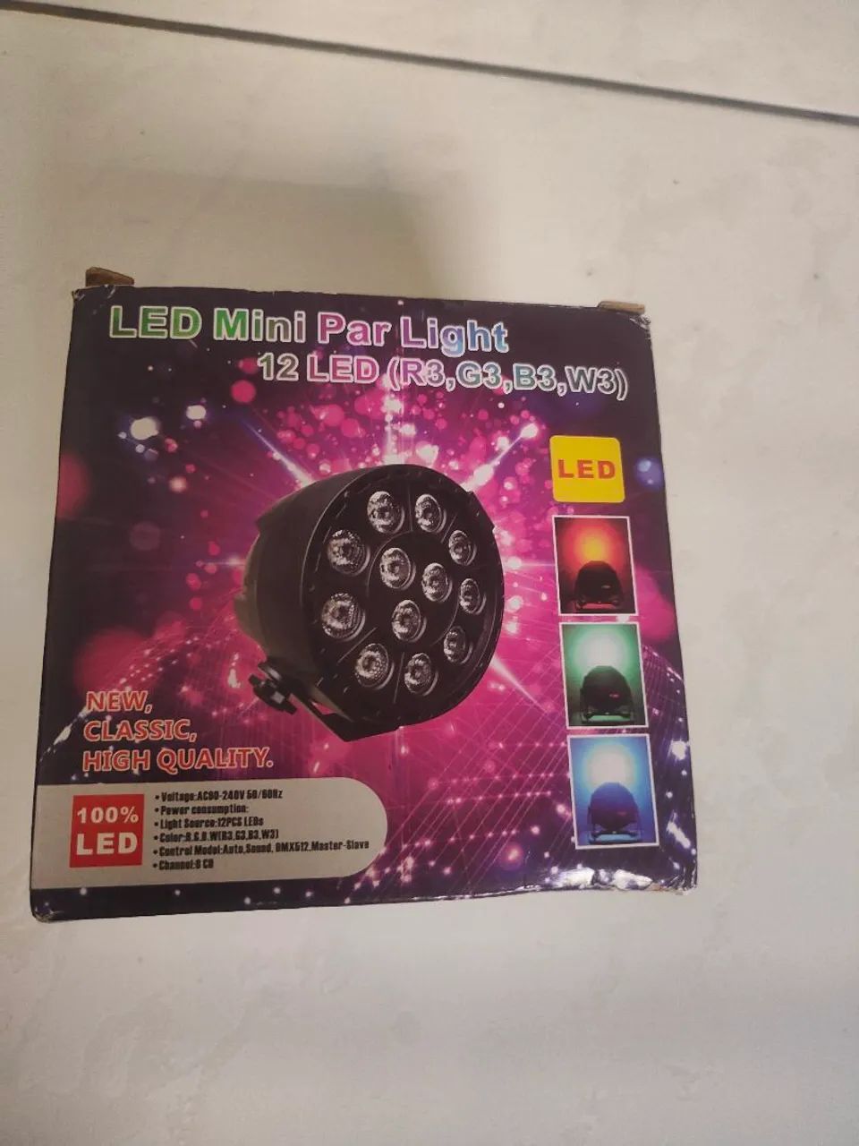 RGB LED Cannon DMX Input64168585578753120