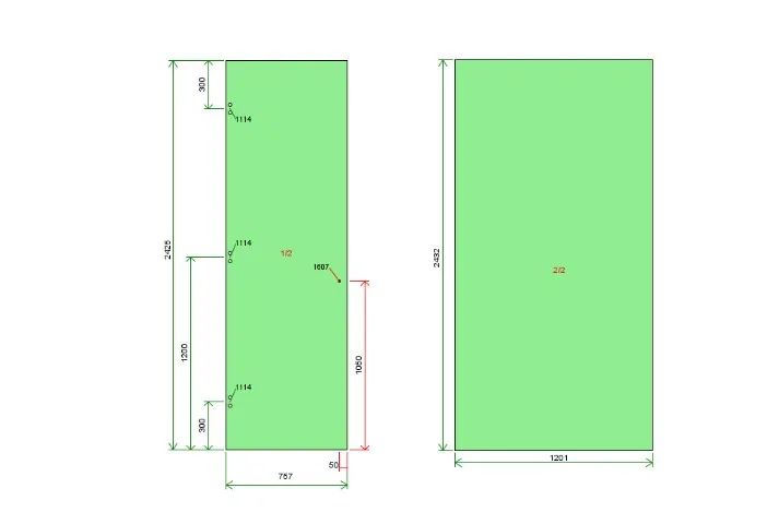 fechamento porta pivotante e vidro fixo verde temperado 8mm jato (larg:1970 x alt: 2430),  - Foto 4
