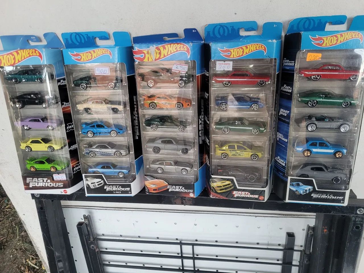 PAck velozes e furiosos hot wheels