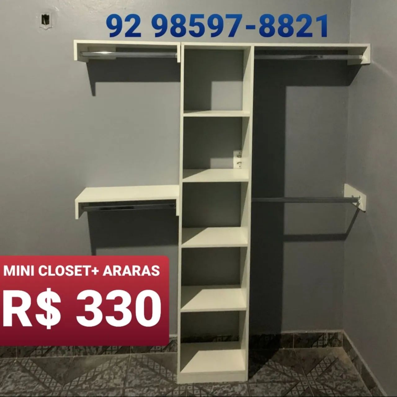 Closet Torre + Araras com Entrega e Instalação - Foto 2