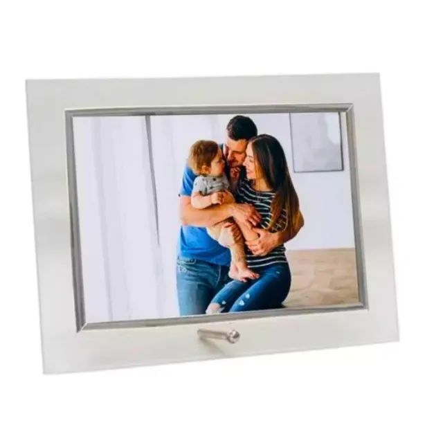Porta Retrato Horizontal de Vidro 18X13CM  MASTER FRAME Decoração Foto