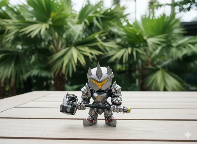 FUNKO POP OVERWATCH REINHARDT 178 [Loose] Hobbies e coleções