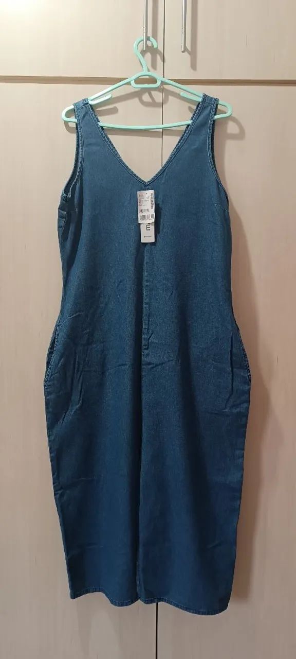 Vestido jeans leve