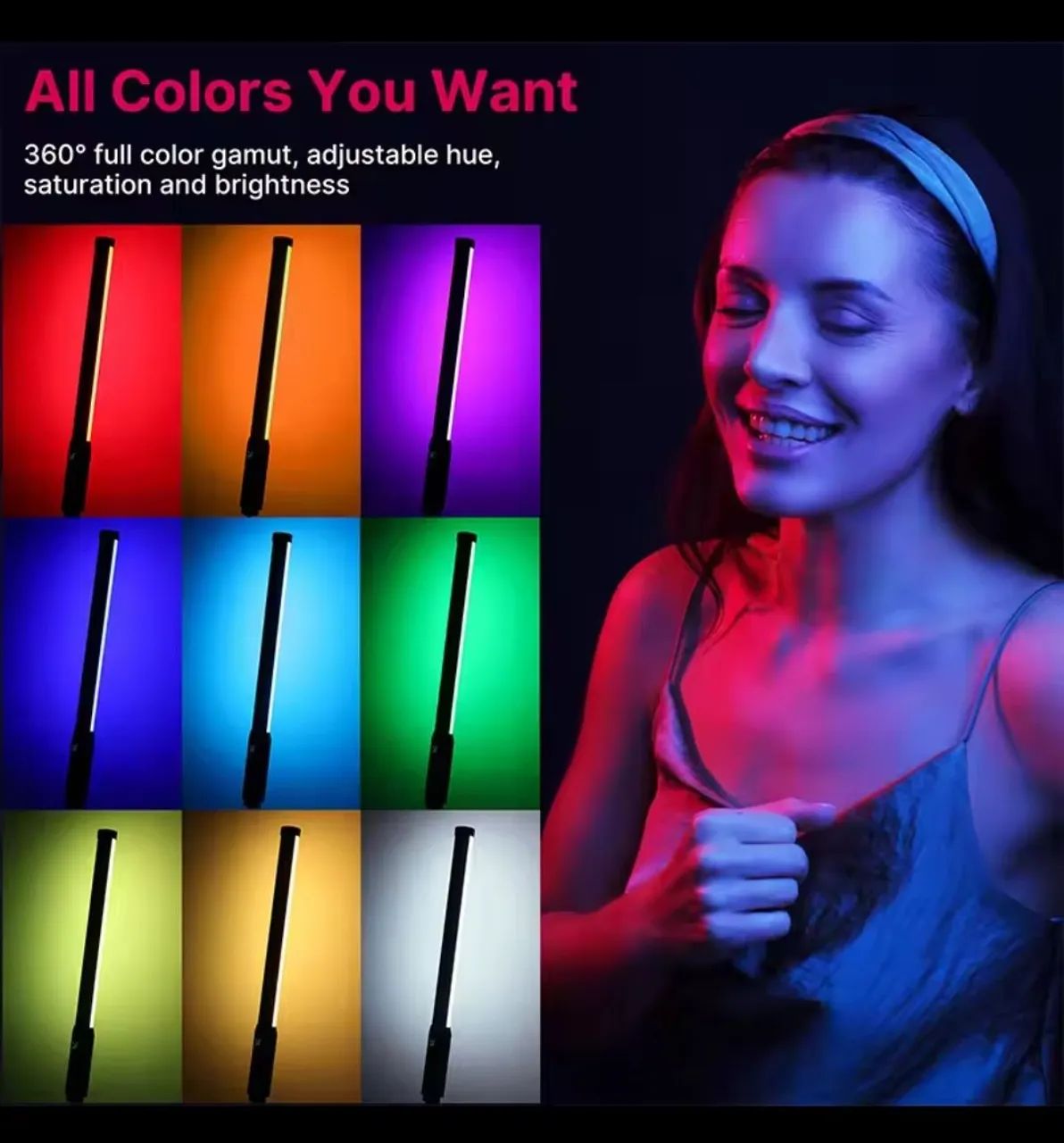 Bastão Rgb Ulanzi vl119 - Foto 2