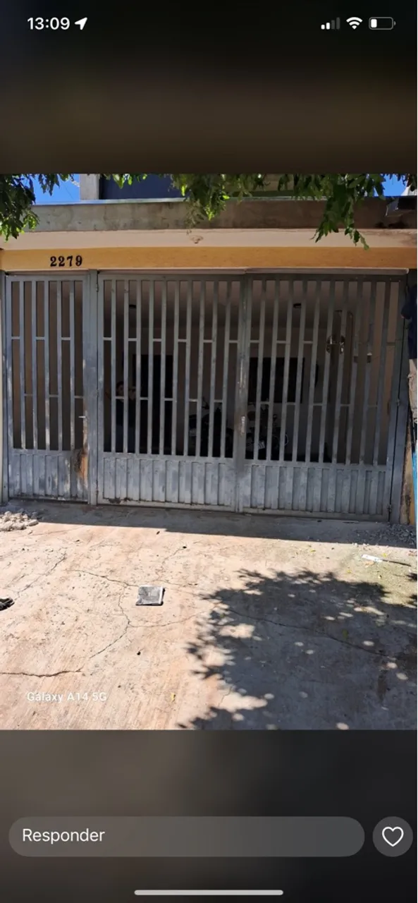 Portão de segurança residencial