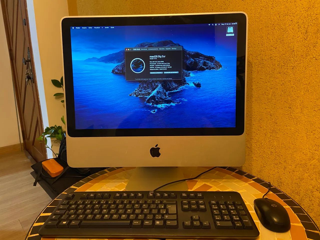 iMac 20 ? 2008 atualizado SSD 4 Gigas - Computadores e Desktops