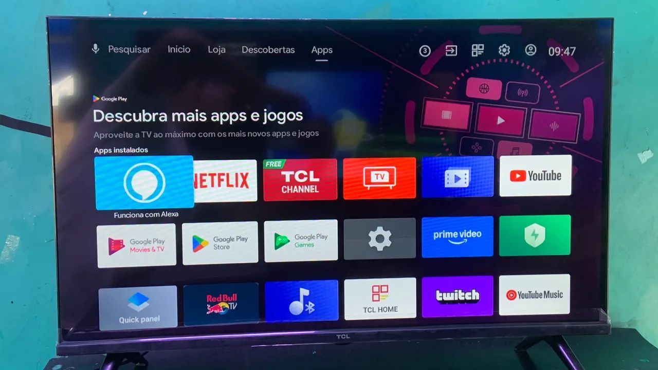 TV ANDROID TCL 32 POLEGADAS BORDA INFINITA SEMI NOVA  - Foto 2