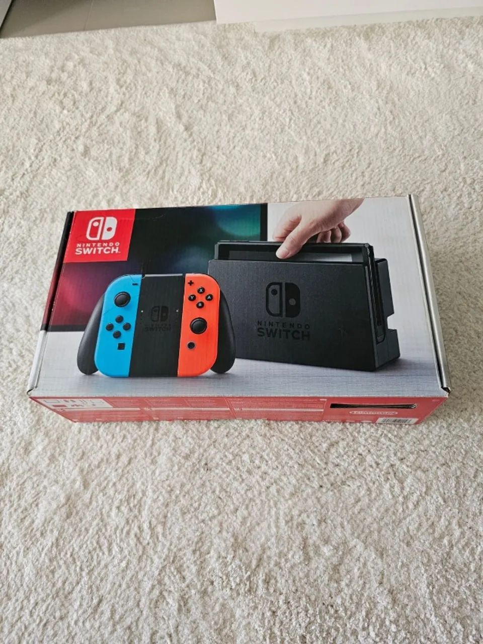 Nintendo Switch Neon Completo na Caixa + SD SanDisk 128GB Oficial