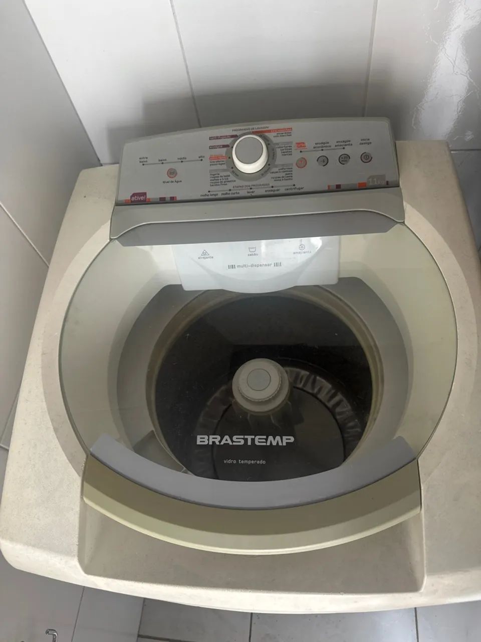 maquina de lavar brastemp ative