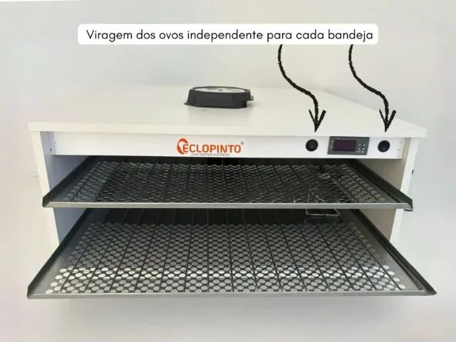 Chocadeira automática 240 ovos + Ovoscópio e água automática - Foto 4