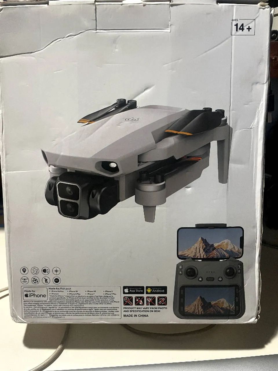 DRONE L106 1 MAX GPS  Motor Brushless Sensor De Obstaculo + Bag